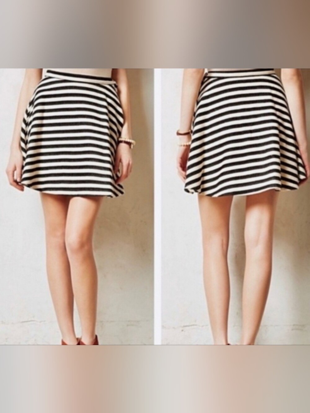 Anthropolgie GREYLIN Striped Skirt